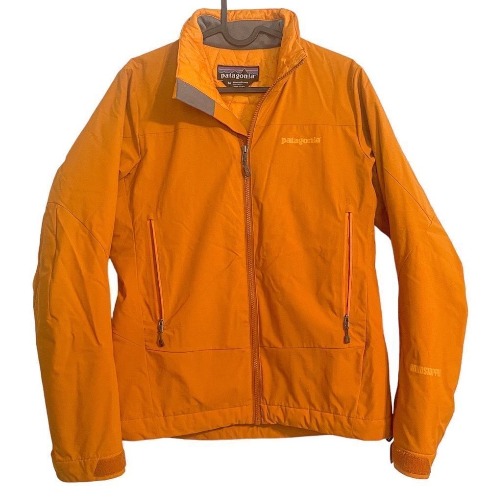 Patagonia Solar Wind Jacket Deep Mango M - Picture 2 of 10